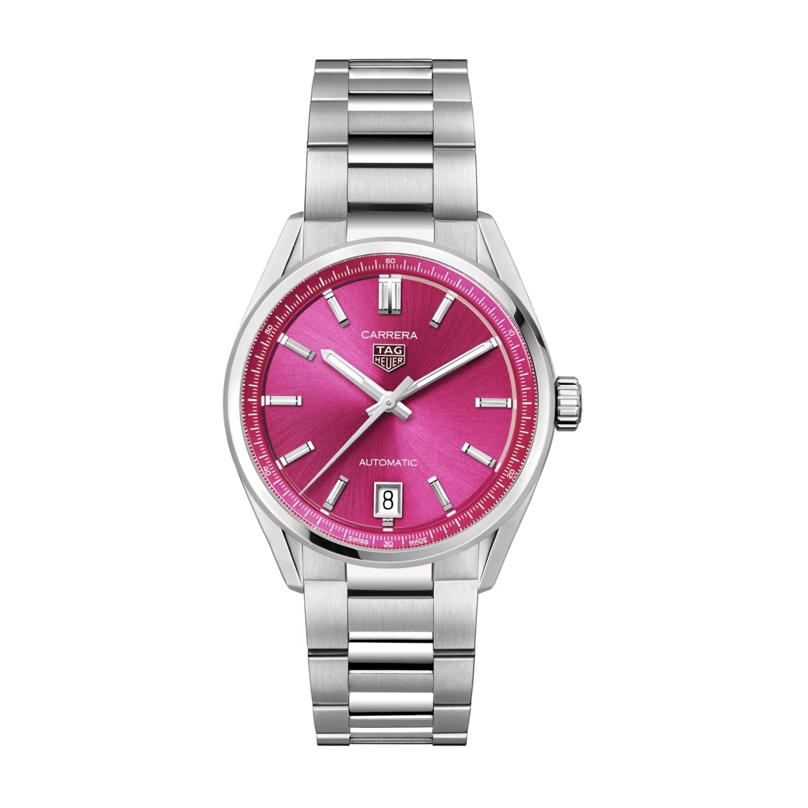 TAG Heuer Carrera Date 36 mm rosa 5571742